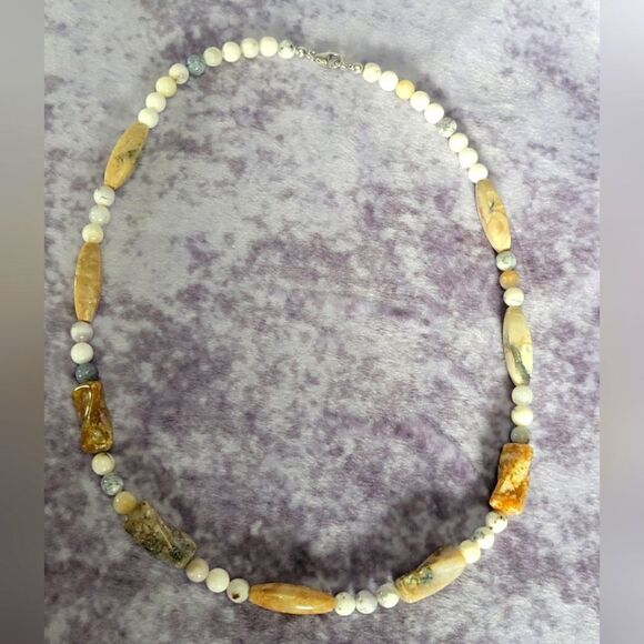 Dendritic Agate Necklace - Picture 1 of 14